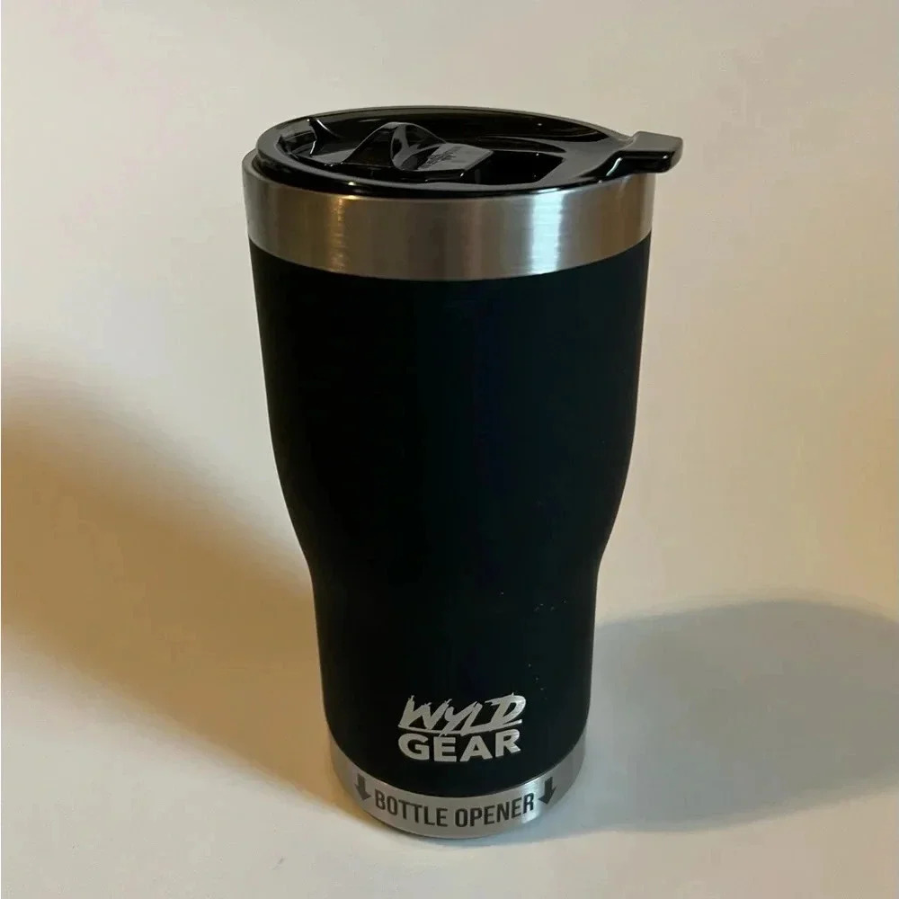 NEW 6.8 Western Wyld Gear Swag 20oz Tumbler Travel Mug & Bottle Opener - Picture 3 of 7